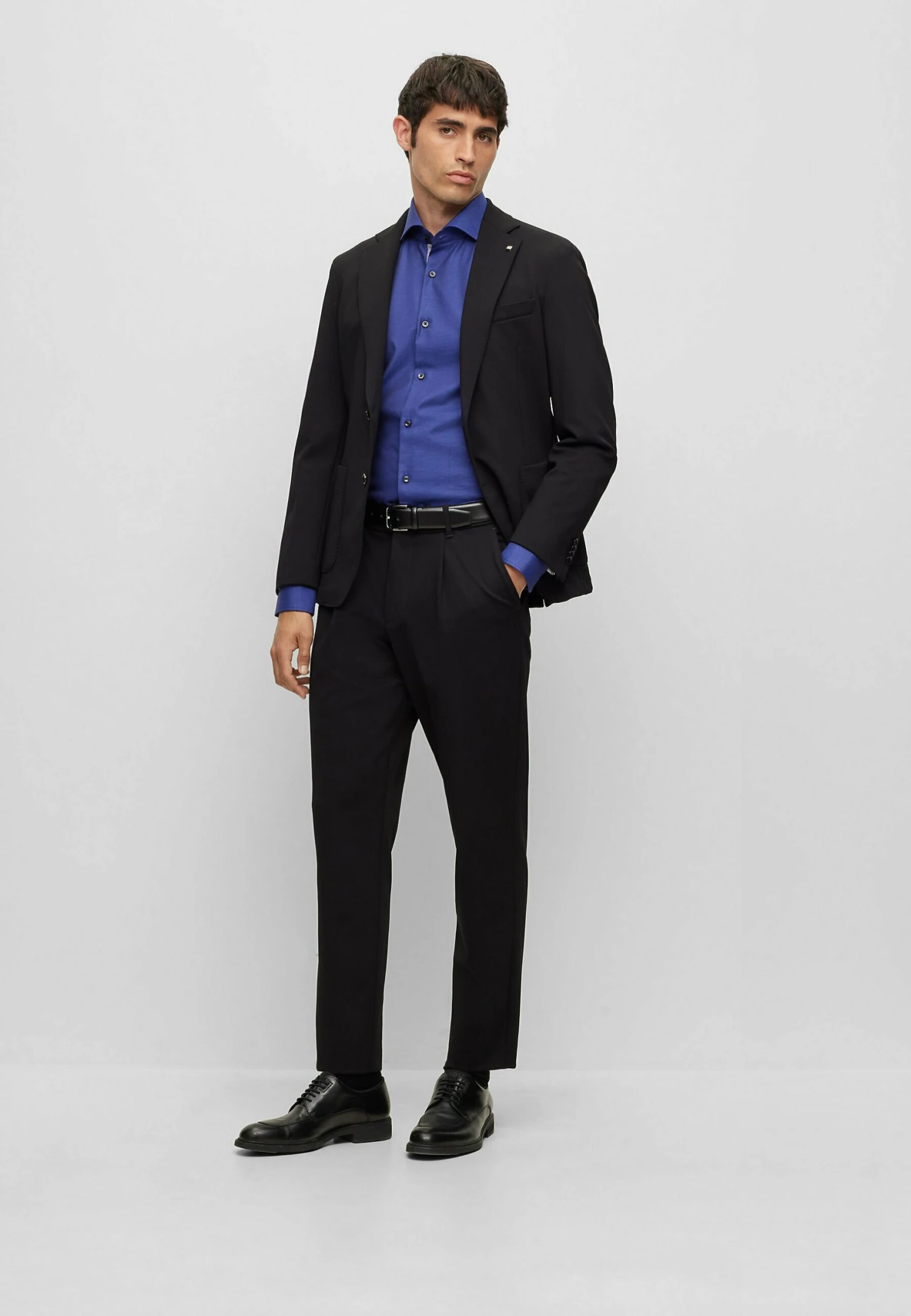 Boss Hank Spread - Zakelijk Overhemd - Dark Purple Eight 2 Boss Hank Spread - Zakelijk Overhemd - Dark Purple Eight - Afbeelding 2