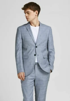 JACK&JONES Premium Blazer Karo- - Colbert - Ashley Blue