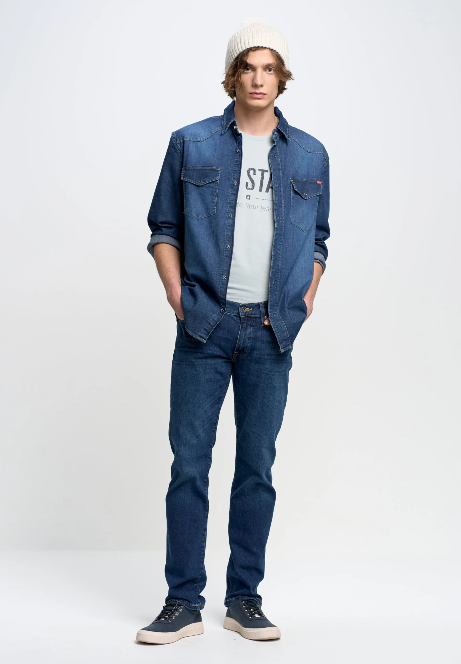 BIG STAR Tobias - Slim Fit Jeans - Medium 2 BIG STAR Tobias - Slim Fit Jeans - Medium - Afbeelding 2