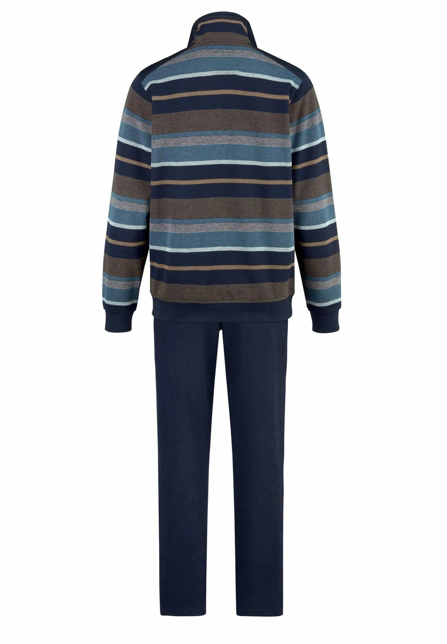 Set - Trainingspak - Marineblau, Beige 4 Set - Trainingspak - Marineblau, Beige - Afbeelding 4