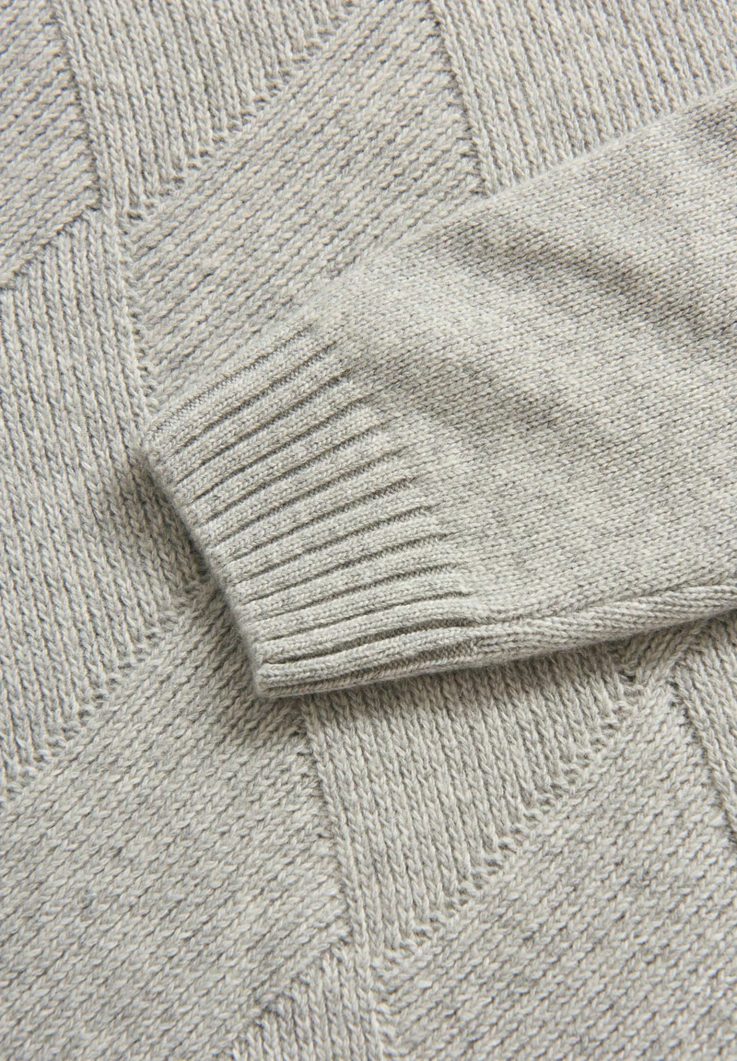 Oscar Jacobson Lyle Rollneck - Trui - Ash Grey 6 Oscar Jacobson Lyle Rollneck - Trui - Ash Grey - Afbeelding 6