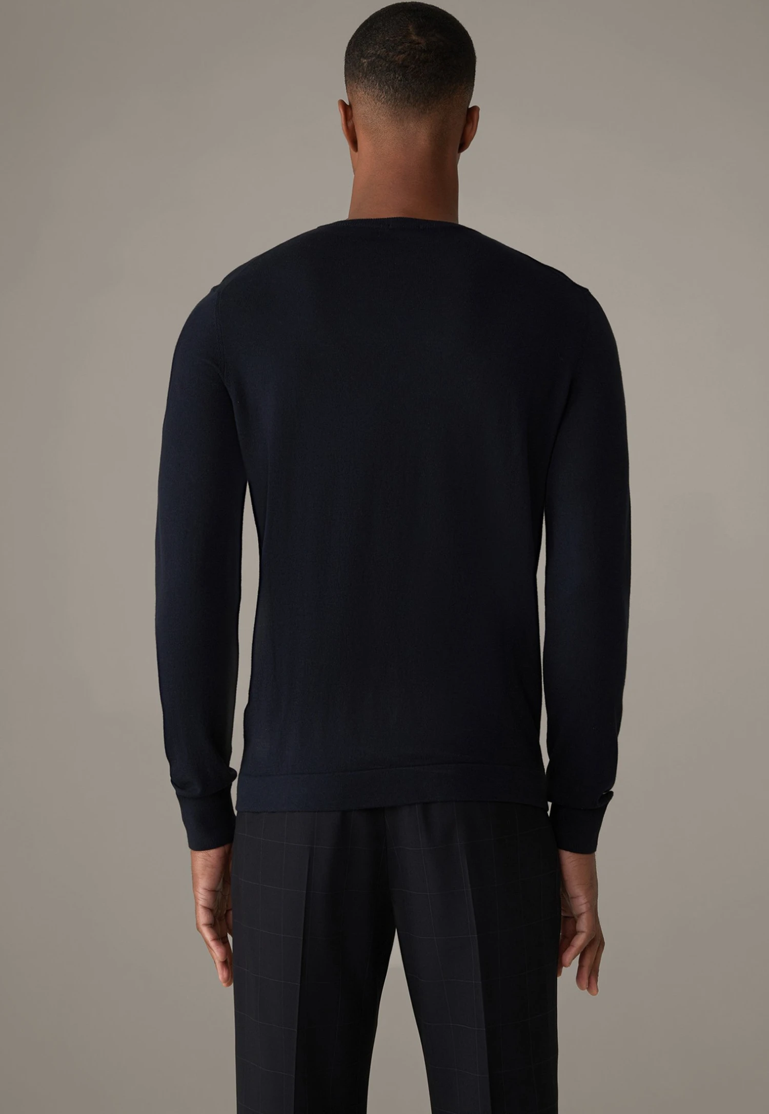 Strellson Longsleeve Vincent - Trui - Navy 3 Strellson Longsleeve Vincent - Trui - Navy - Afbeelding 3
