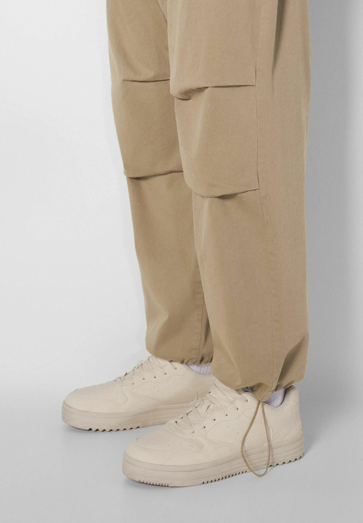 BERSHKA Parachute - Trainingsbroek - Camel 5 BERSHKA Parachute - Trainingsbroek - Camel - Afbeelding 5