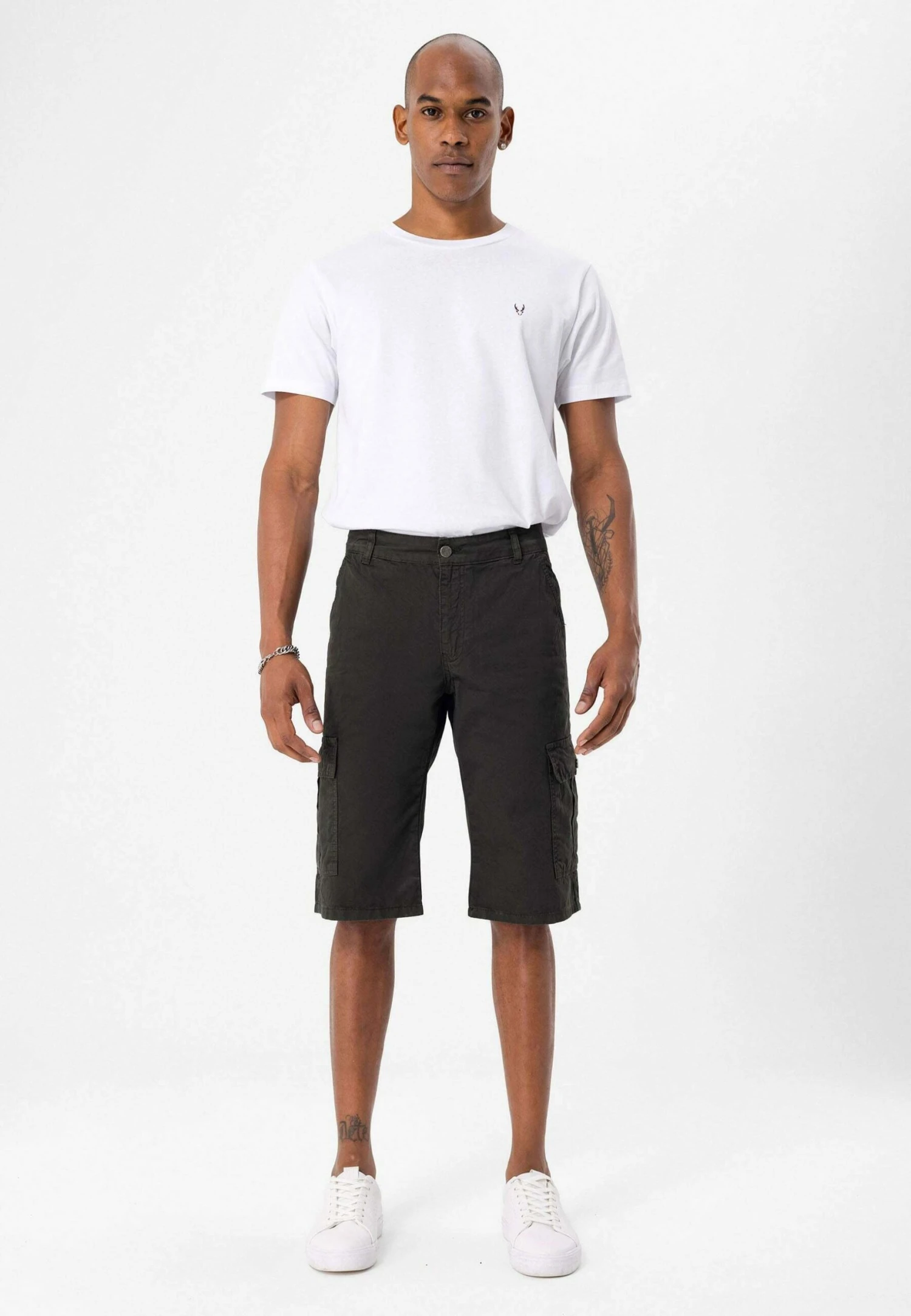 Jeansshort - Khaki 6 Jeansshort - Khaki - Afbeelding 6