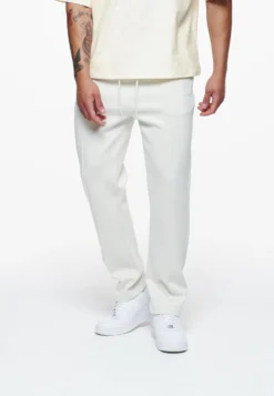 Pegador Logo Wide Track Pants Unisex - Trainingsbroek - Unbleached