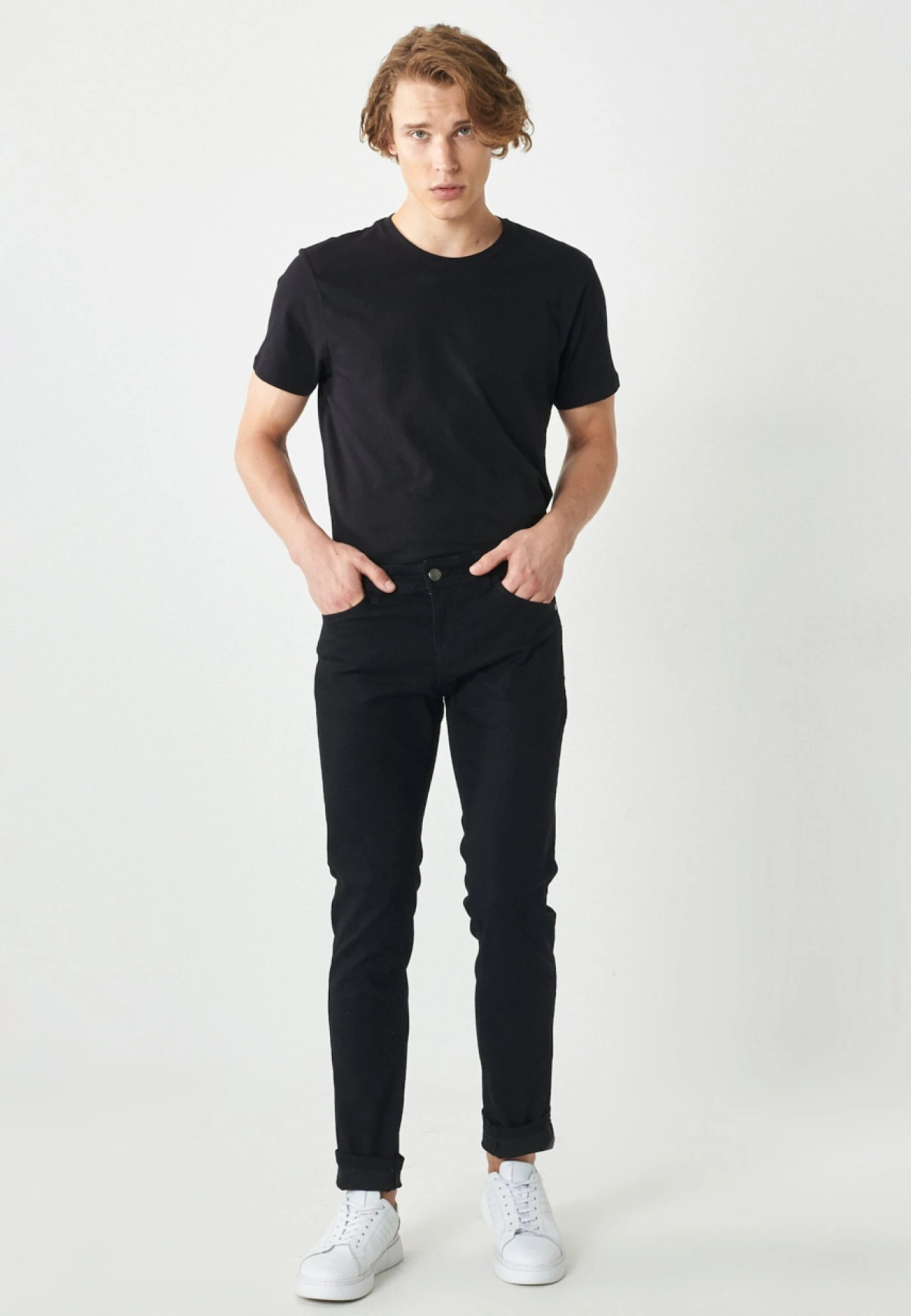 Slim Fit Jeans - Black 2 Slim Fit Jeans - Black - Afbeelding 2