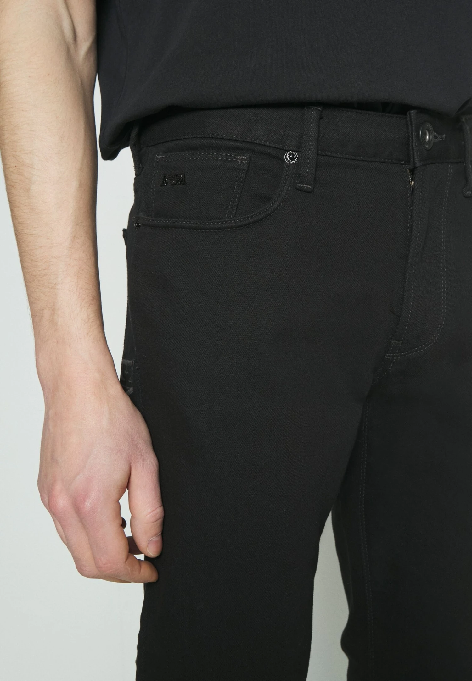 Emporio Armani Pockets Pant - Slim Fit Jeans - Black 4 Emporio Armani Pockets Pant - Slim Fit Jeans - Black - Afbeelding 4