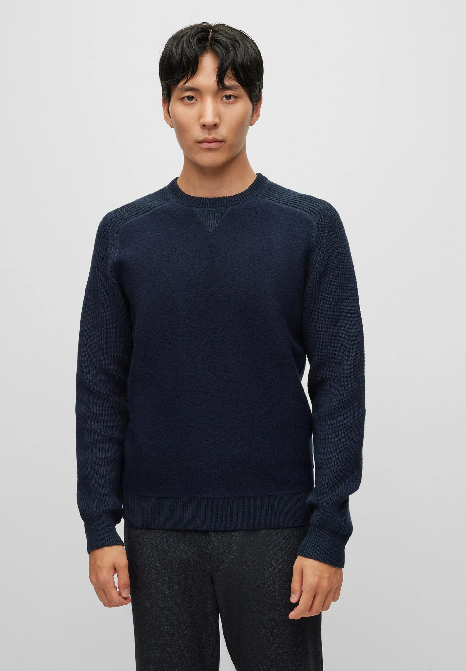 Boss Matero - Trui - Dark Blue 1 Boss Matero - Trui - Dark Blue