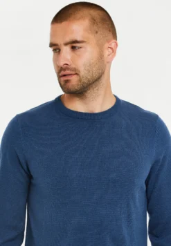 Threadbare Beaufort Crew Neck - Trui - Denim Blue -Selected Homme Shop 192e1058025a4915a5222e6ec07bb4ab