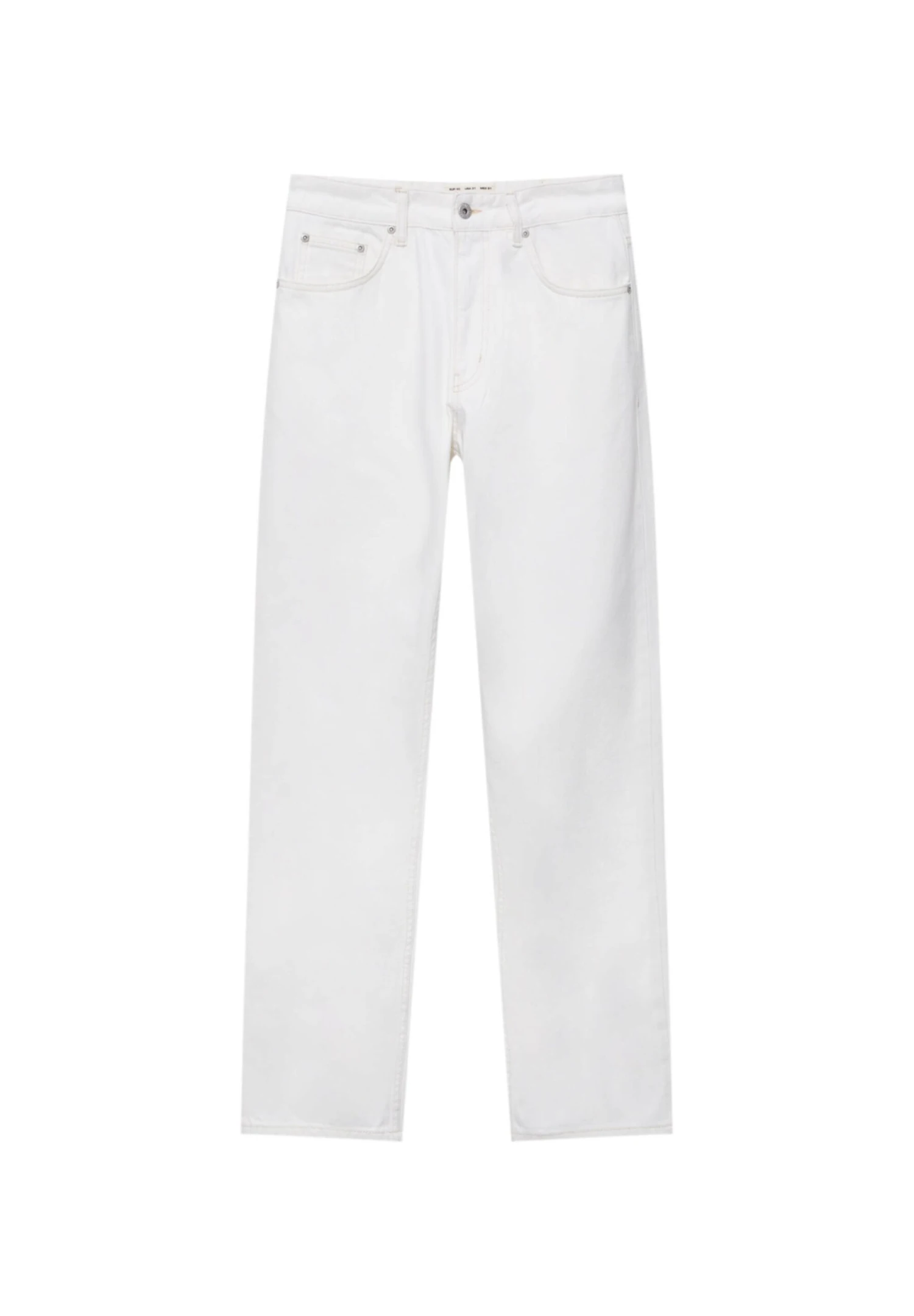 PULL & BEAR Wide Leg- Relaxed Fit Jeans - White 6 PULL & BEAR Wide Leg- Relaxed Fit Jeans - White - Afbeelding 6