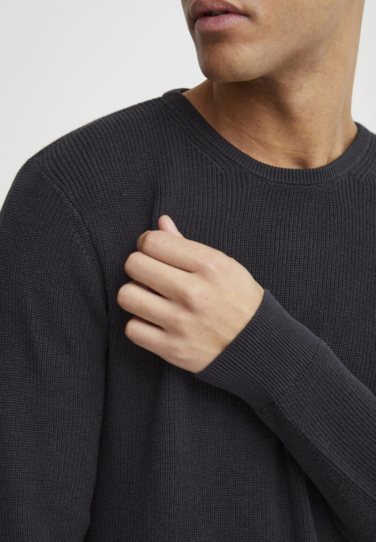 Predwin Feinstrick O-Neck - Trui - Black 4 Predwin Feinstrick O-Neck - Trui - Black - Afbeelding 4