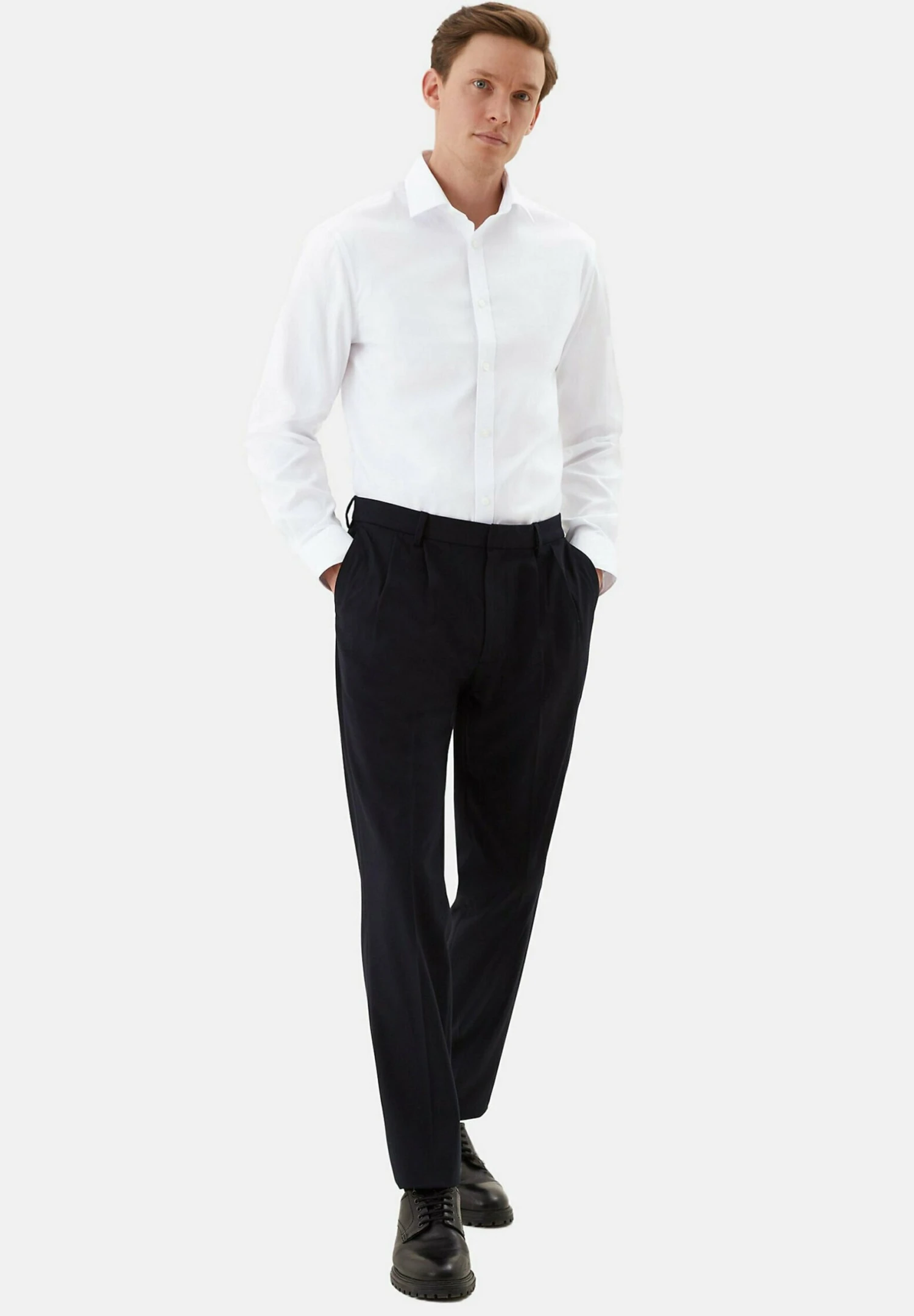 Marks & Spencer Slim Fit Non Iron - Zakelijk Overhemd - White 2 Marks & Spencer Slim Fit Non Iron - Zakelijk Overhemd - White - Afbeelding 2