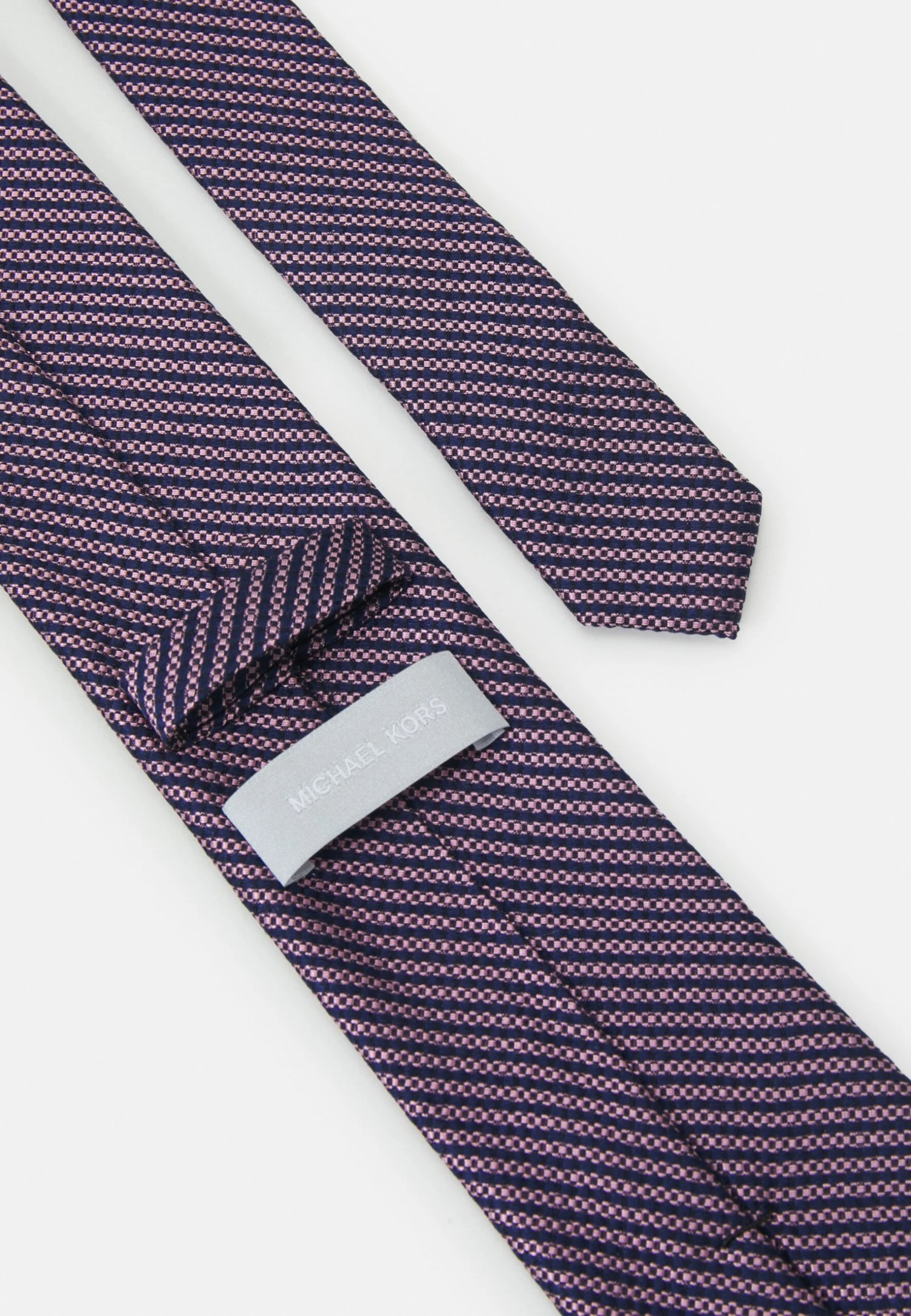 Michael Kors Fine - Stropdas - Dark Blue/Pink 2 Michael Kors Fine - Stropdas - Dark Blue/Pink - Afbeelding 2
