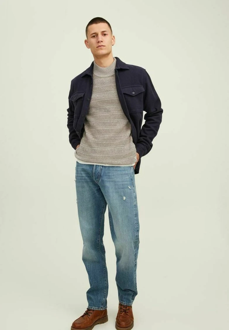 JACK&JONES Premium Mock Neck - Trui - Crockery 2 JACK&JONES Premium Mock Neck - Trui - Crockery - Afbeelding 2