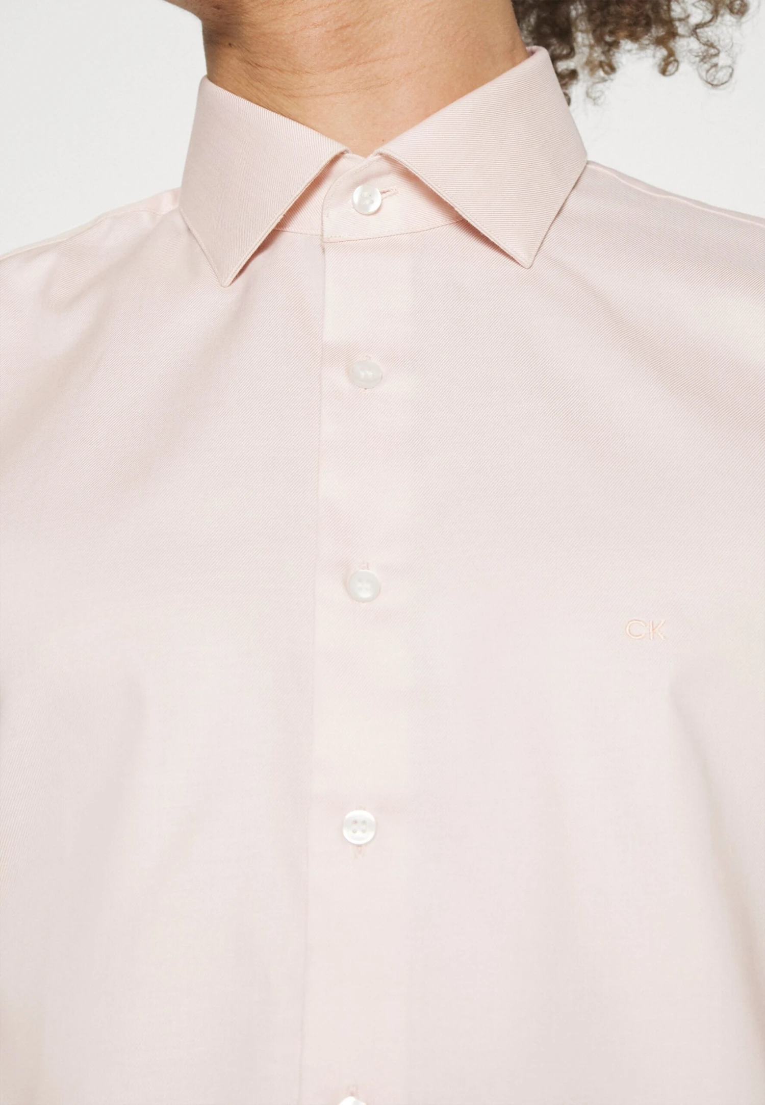 Twill Easy Care Fitted Shirt - Zakelijk Overhemd - Pink Bloom 5 Twill Easy Care Fitted Shirt - Zakelijk Overhemd - Pink Bloom - Afbeelding 5