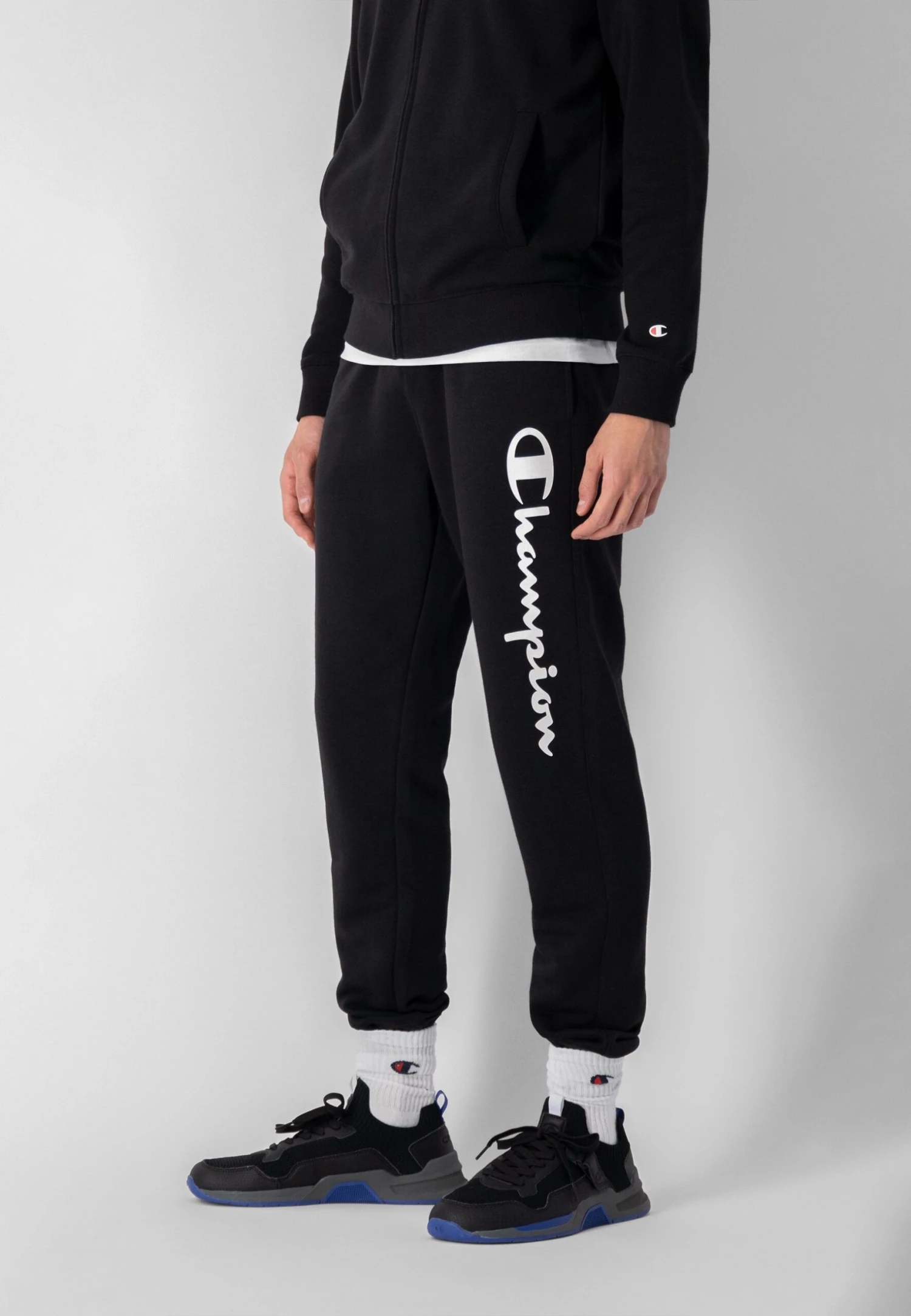 Champion Rib Cuff Authentic - Trainingsbroek - Black 1 Champion Rib Cuff Authentic - Trainingsbroek - Black
