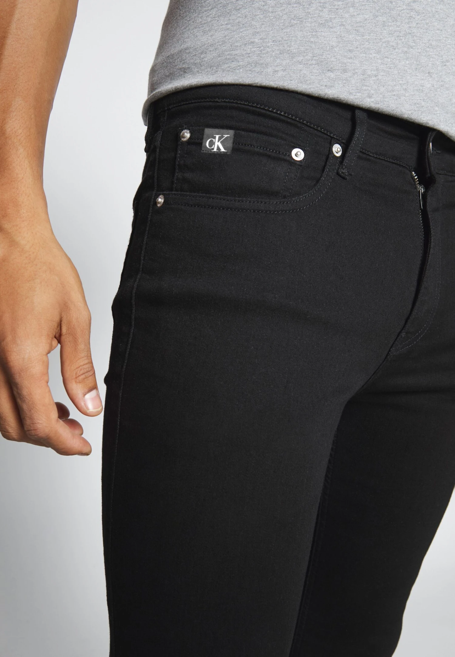 Calvin Klein Jeans Super Skinny - Jeans Skinny Fit - Black 4 Calvin Klein Jeans Super Skinny - Jeans Skinny Fit - Black - Afbeelding 4