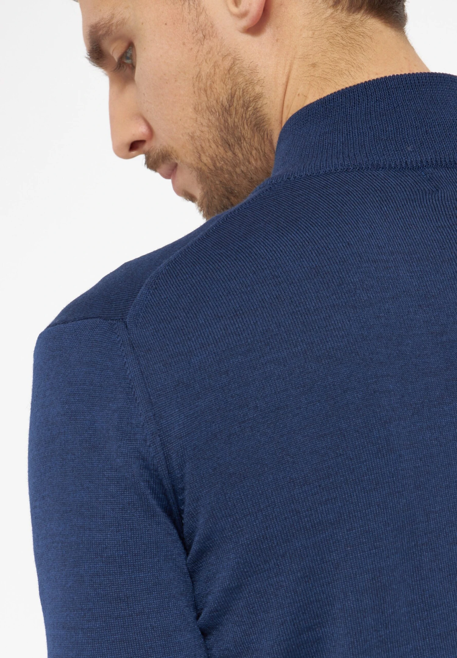 Berlin - Vest - Dark Blue Melange 7 Berlin - Vest - Dark Blue Melange - Afbeelding 7