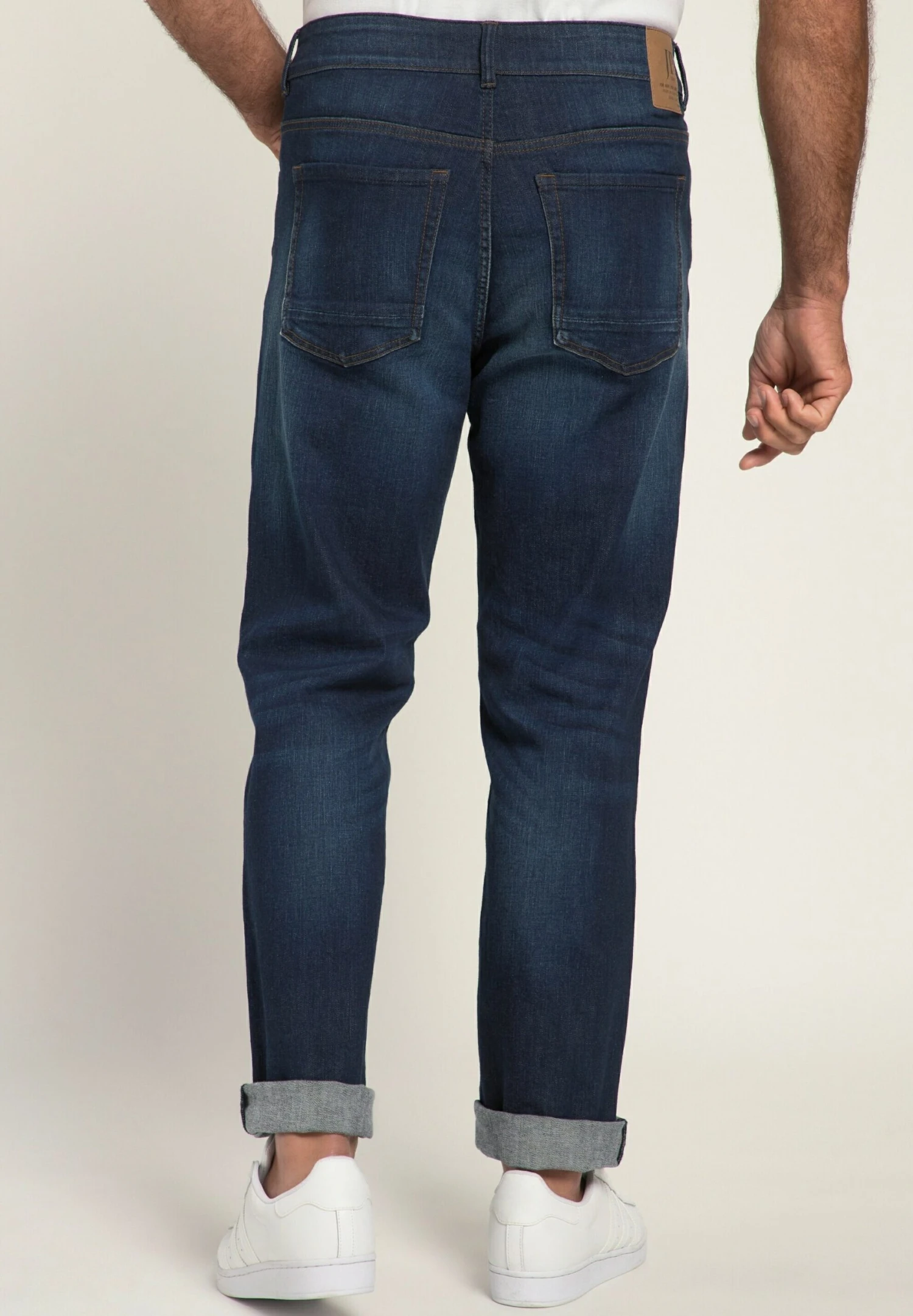 JP1880 Flexnamic - Straight Leg Jeans - Dark Blue Denim 2 JP1880 Flexnamic - Straight Leg Jeans - Dark Blue Denim - Afbeelding 2