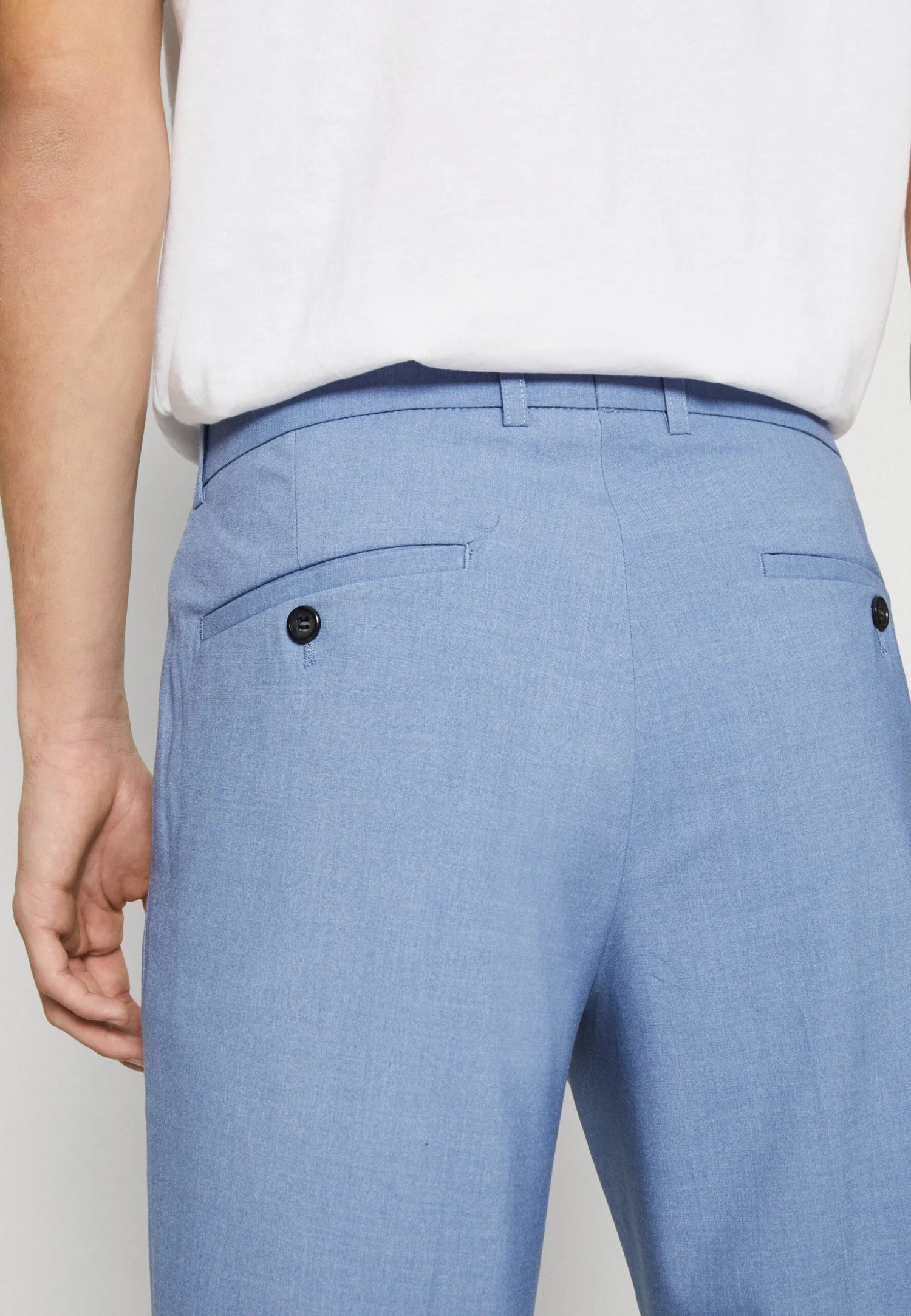 Lindbergh Plain Mens Suit - Kostuum - Light Blue 10 Lindbergh Plain Mens Suit - Kostuum - Light Blue - Afbeelding 10