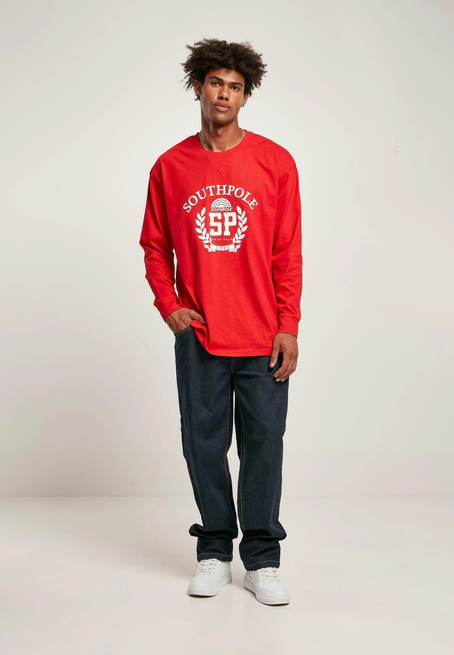 Southpole Straight Leg Jeans - Blue 2 Southpole Straight Leg Jeans - Blue - Afbeelding 2