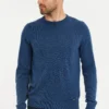 Threadbare Beaufort Crew Neck - Trui - Denim Blue