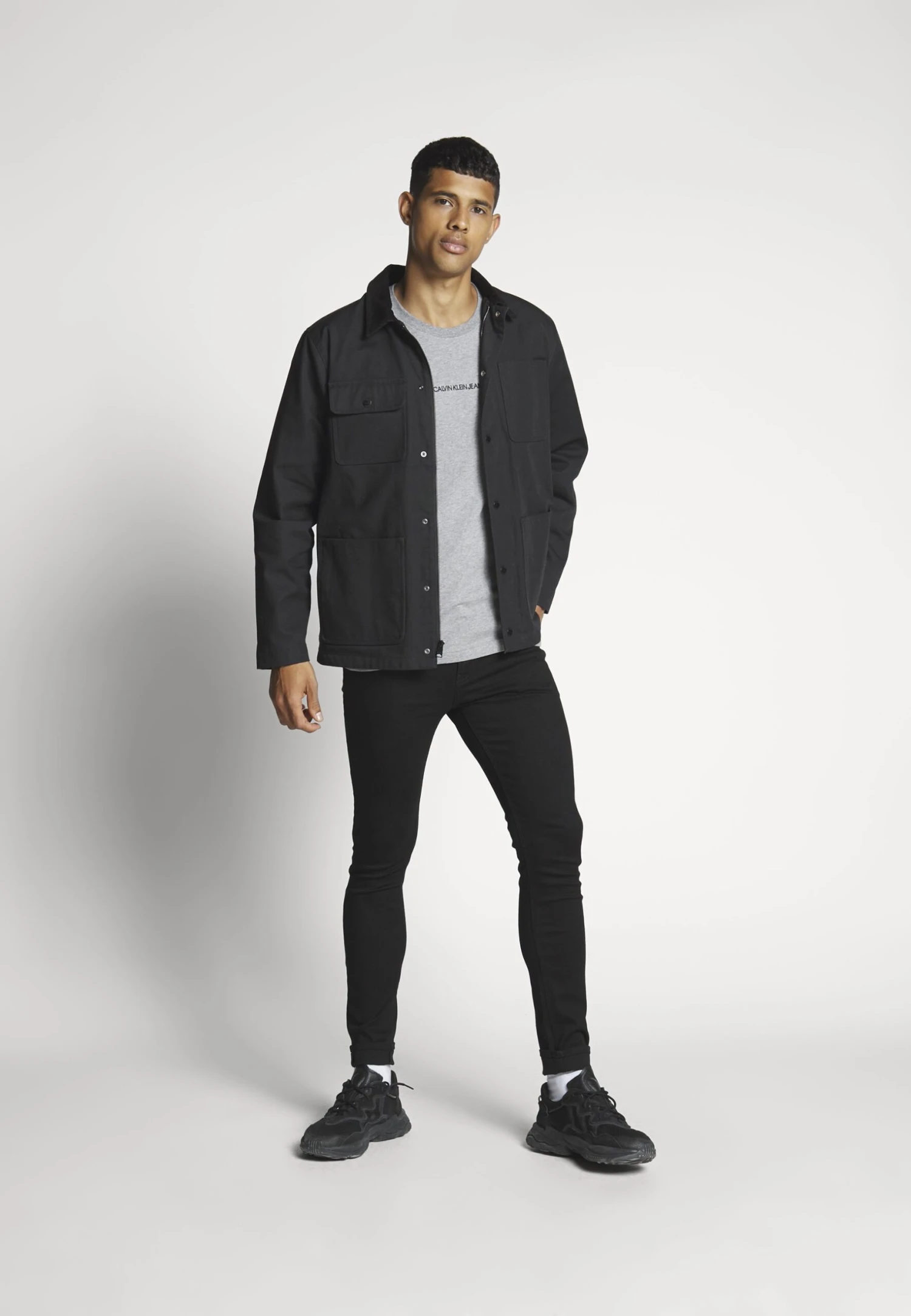 Calvin Klein Jeans Super Skinny - Jeans Skinny Fit - Black 2 Calvin Klein Jeans Super Skinny - Jeans Skinny Fit - Black - Afbeelding 2