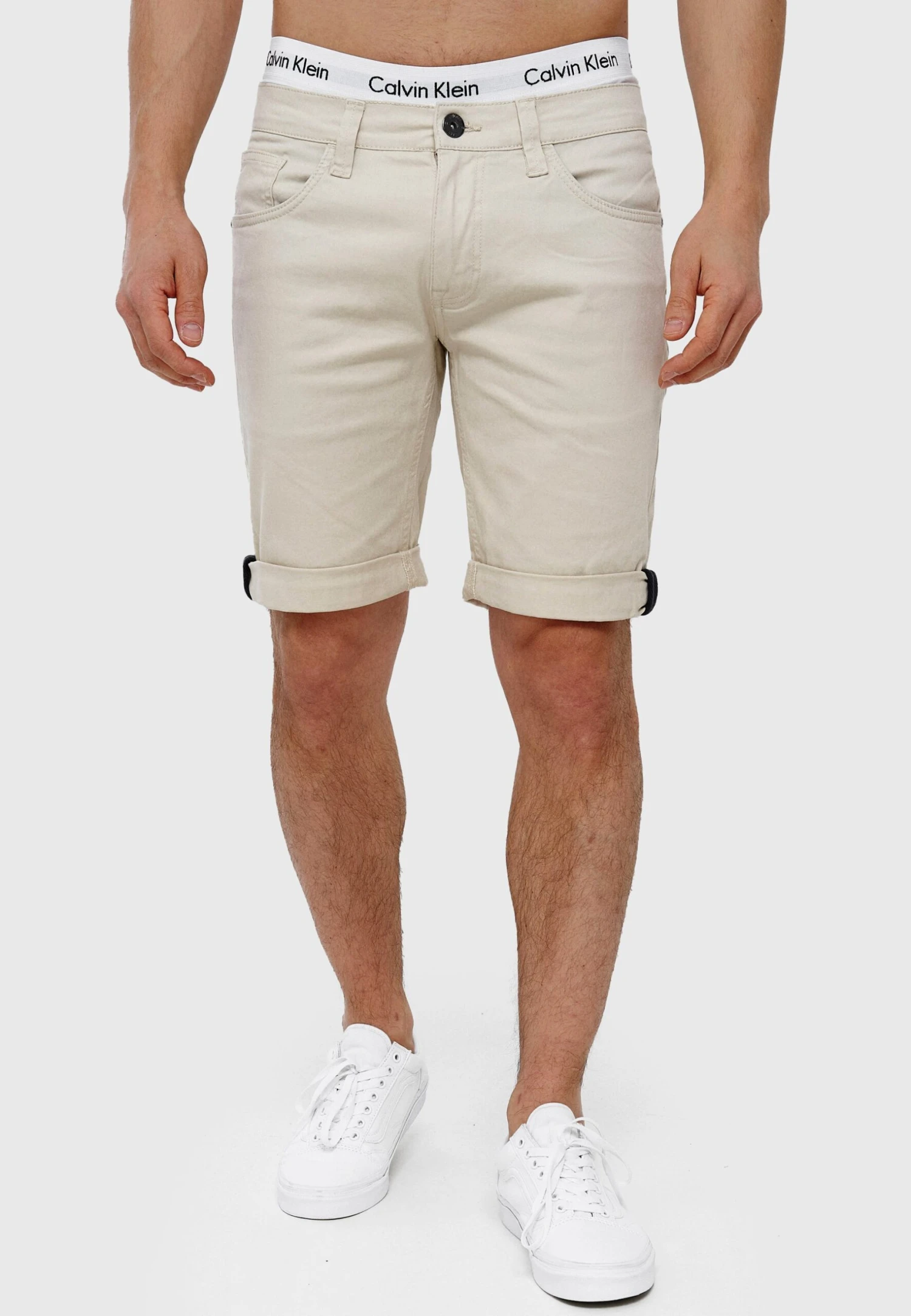 Indicode Jeans Villeurbanne - Jeansshort - Fog 1 Indicode Jeans Villeurbanne - Jeansshort - Fog