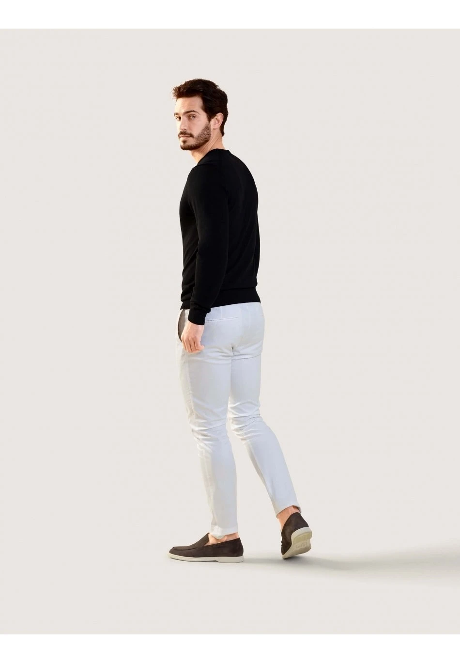 Milo R-Neck - Trui - Dark Blue 3 Milo R-Neck - Trui - Dark Blue - Afbeelding 3