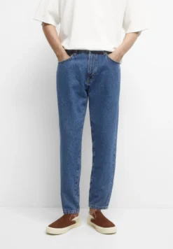 PULL & BEAR Coloured Standard - Slim Fit Jeans - Blue Denim