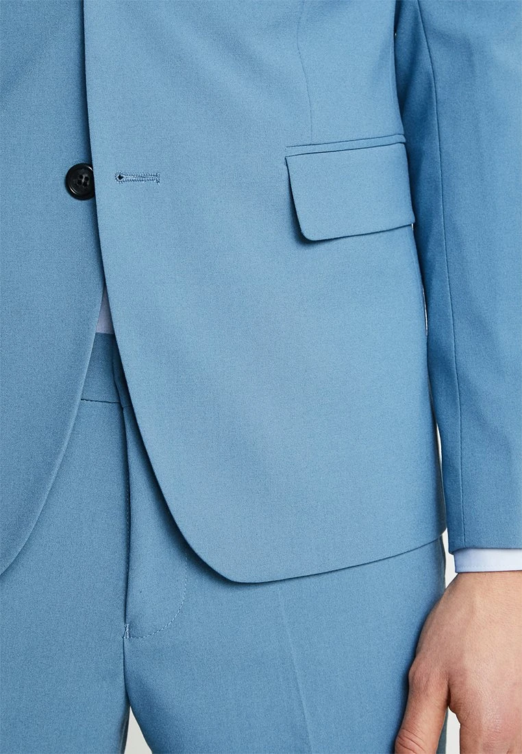 Lindbergh Plain Mens Suit - Kostuum - Sky Blue 8 Lindbergh Plain Mens Suit - Kostuum - Sky Blue - Afbeelding 8