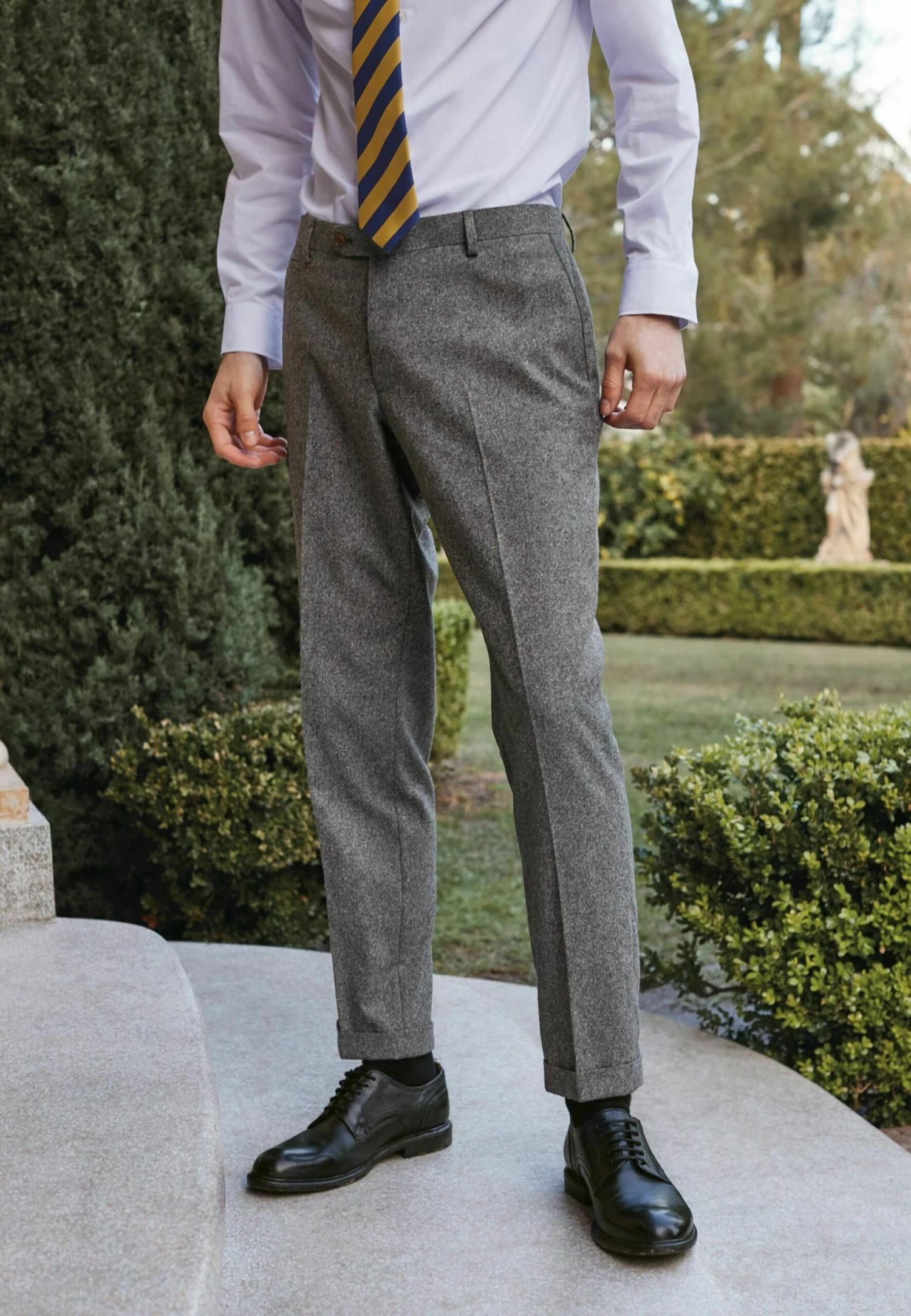Next Trimmed DonegalStandard - Pantalon - Grey 1 Next Trimmed DonegalStandard - Pantalon - Grey
