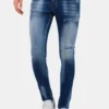 Stone Washed - Jeans Skinny Fit - Blauw