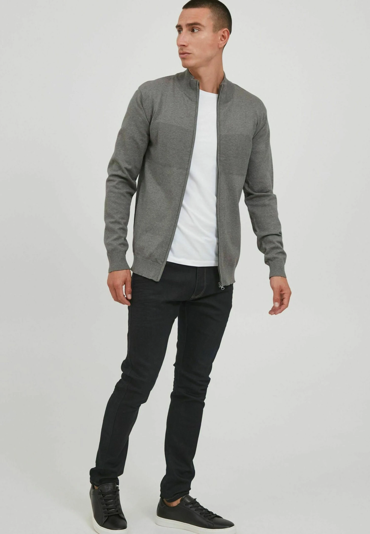 Indicode Jeans Idernoldo - Vest - Grey Mix 2 Indicode Jeans Idernoldo - Vest - Grey Mix - Afbeelding 2