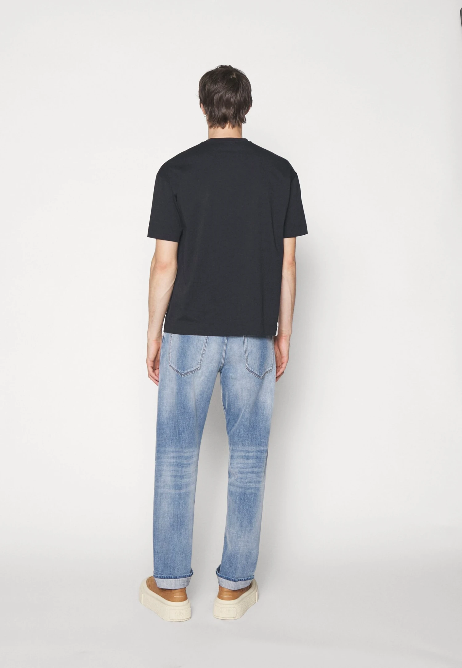 Emporio Armani Pockets Pant - Straight Leg Jeans - Denim Blu 4 Emporio Armani Pockets Pant - Straight Leg Jeans - Denim Blu - Afbeelding 4
