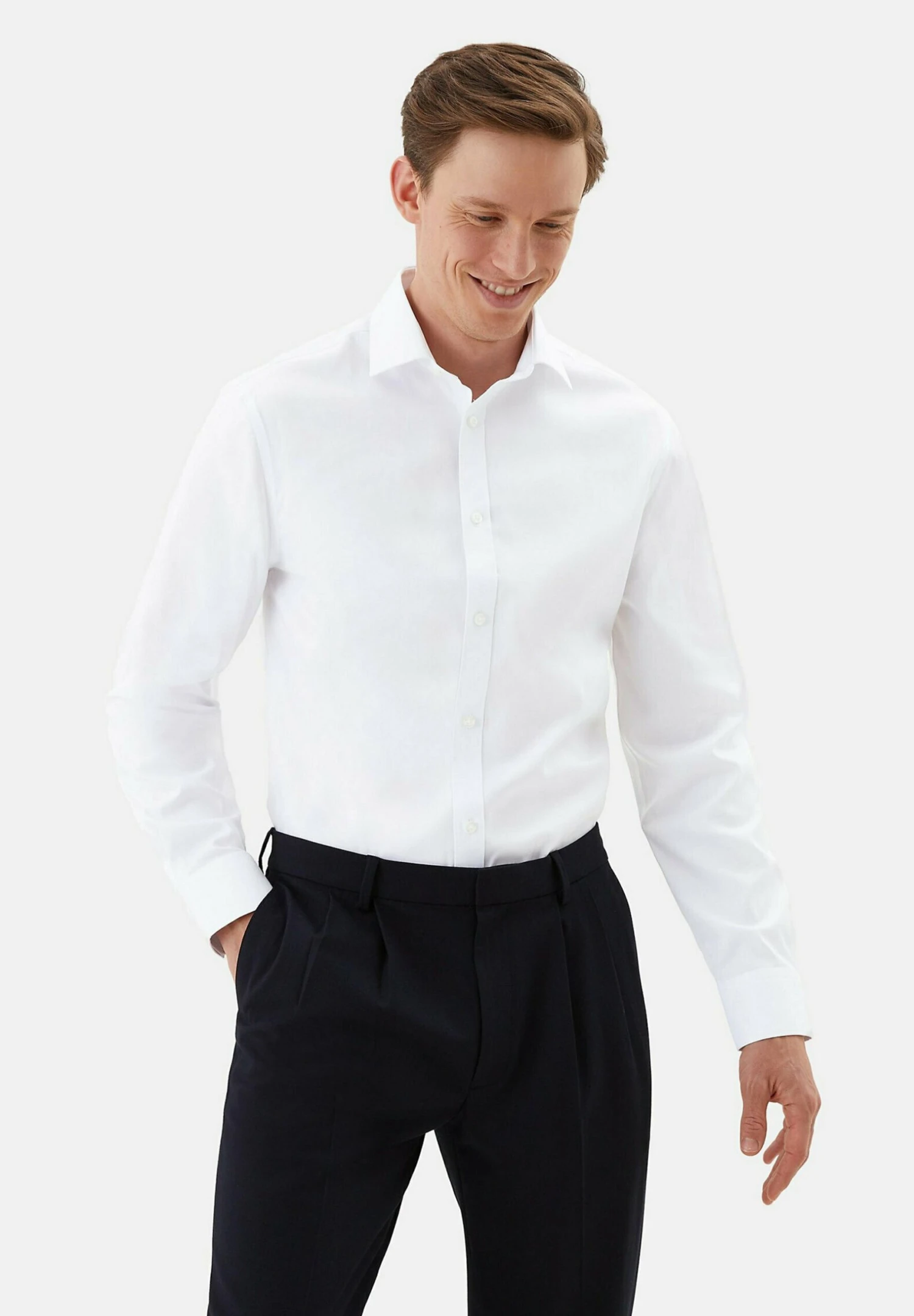 Marks & Spencer Slim Fit Non Iron - Zakelijk Overhemd - White 1 Marks & Spencer Slim Fit Non Iron - Zakelijk Overhemd - White