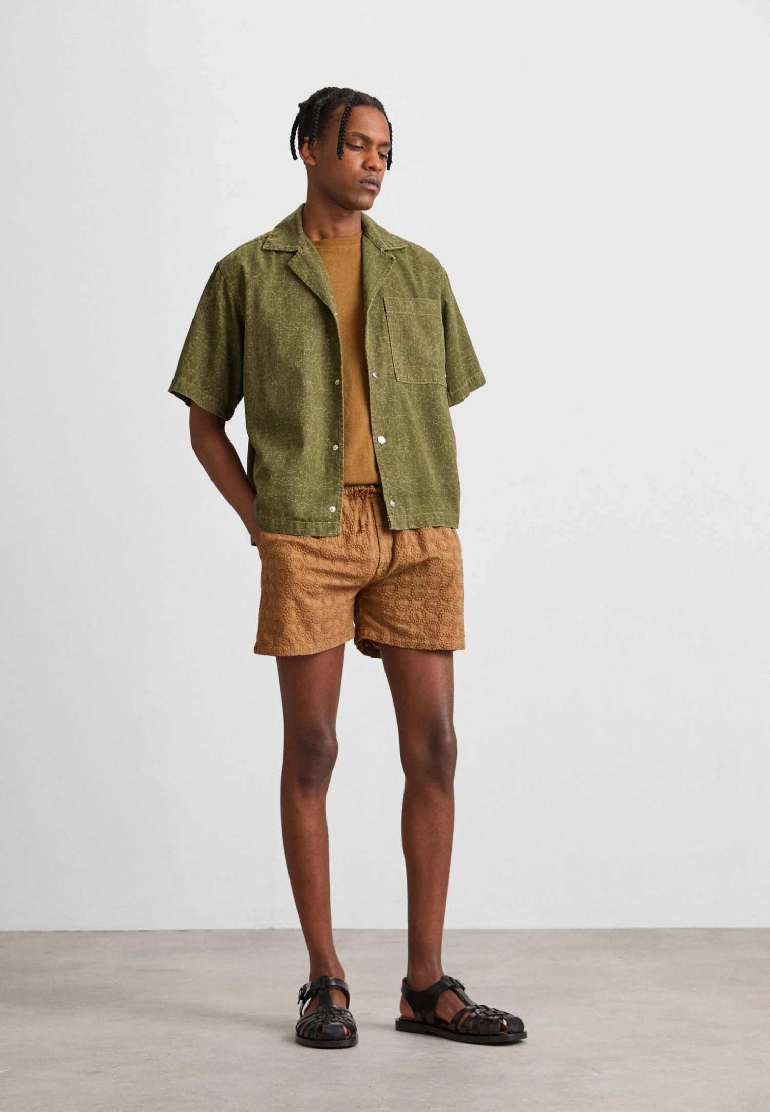 Circle Embroidered Sport - Trainingsbroek - Caramel 2 Circle Embroidered Sport - Trainingsbroek - Caramel - Afbeelding 2