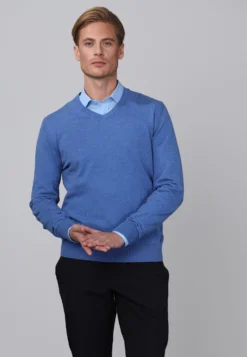 Trui - Blue Melange 9 Trui - Blue Melange -Selected Homme Shop 6c79cc56de1140bca8903f737332db1e scaled