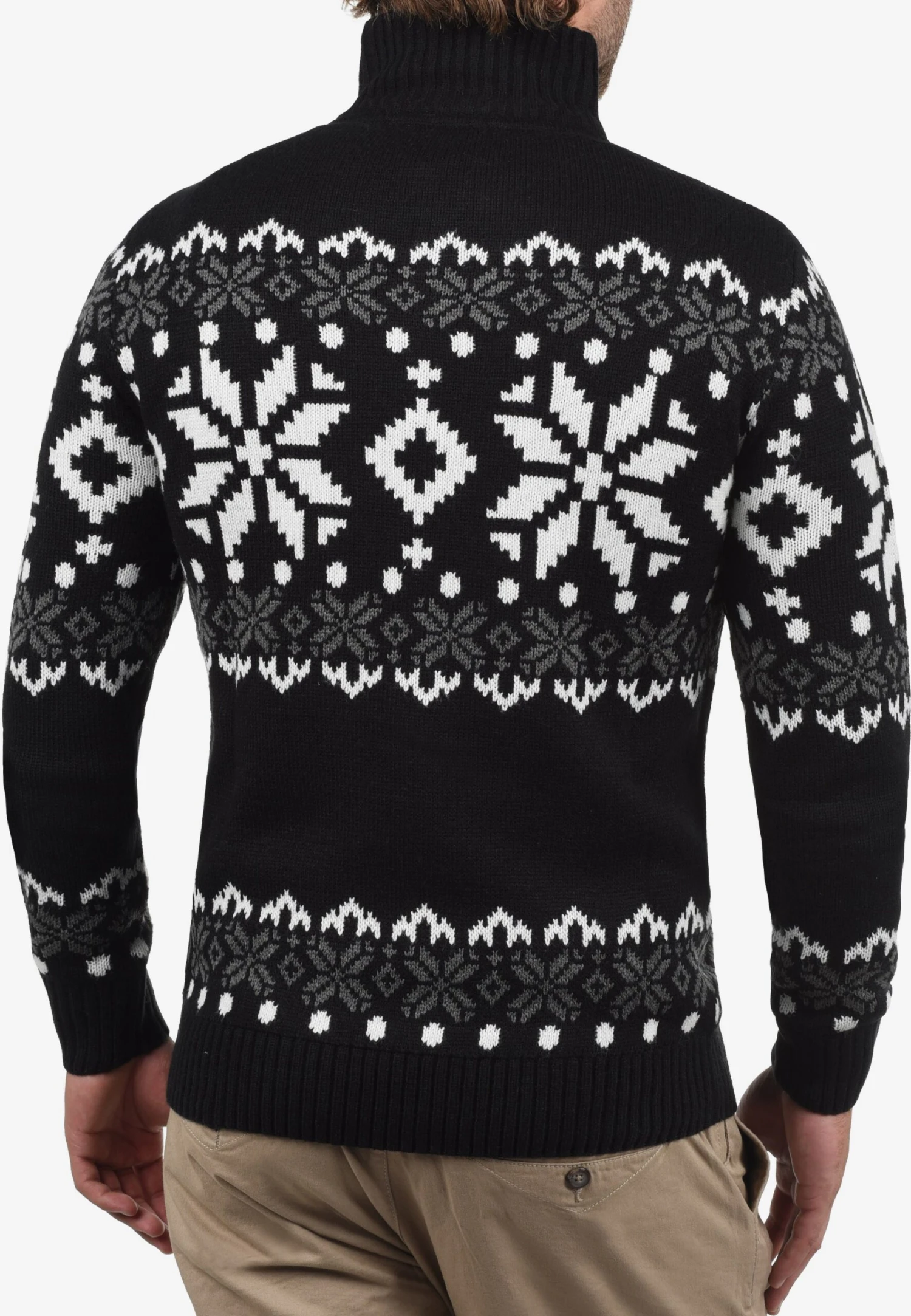 Solid Norwin - Trui - Black 2 Solid Norwin - Trui - Black - Afbeelding 2