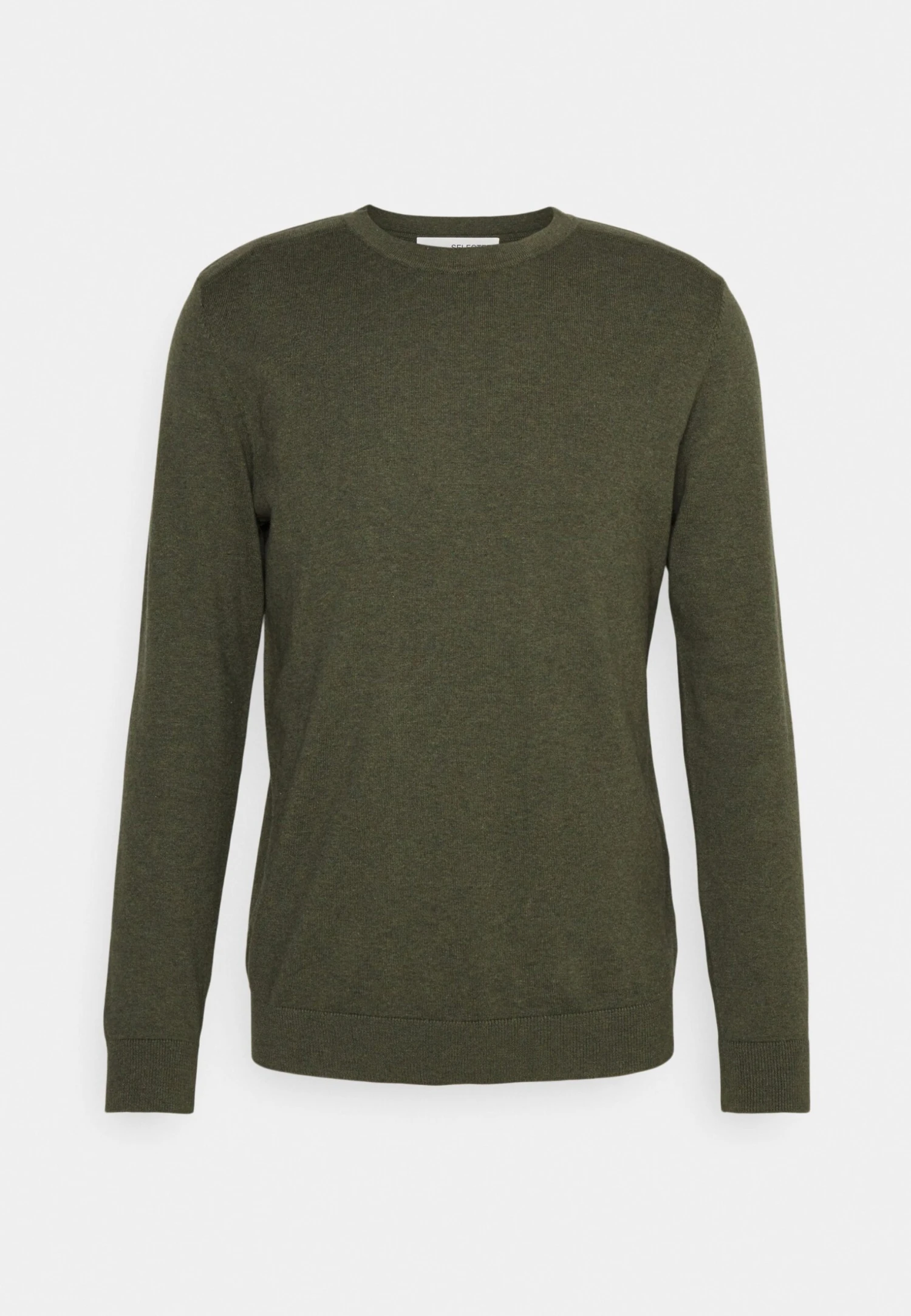 Selected Homme Slhberg Crew Neck B Noos - Trui - Forest Night Melange 4 Selected Homme Slhberg Crew Neck B Noos - Trui - Forest Night Melange - Afbeelding 4