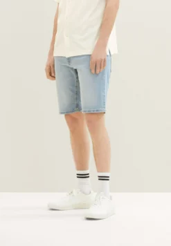 TOM TAILOR Denim Jeansshort - Used Light Stone Blue Denim 14 TOM TAILOR Denim Jeansshort - Used Light Stone Blue Denim -Selected Homme Shop 725f0d4876f547139ff95a16148e0da4