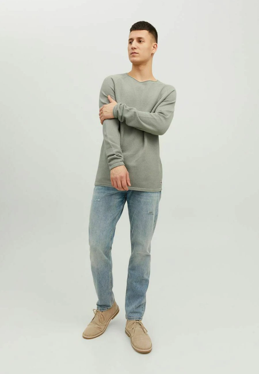 Jack & Jones JjehillCrew Neck Noos - Trui - Wrought Iron 2 Jack & Jones JjehillCrew Neck Noos - Trui - Wrought Iron - Afbeelding 2