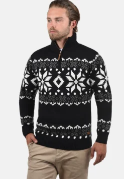 Solid Norwin - Trui - Black