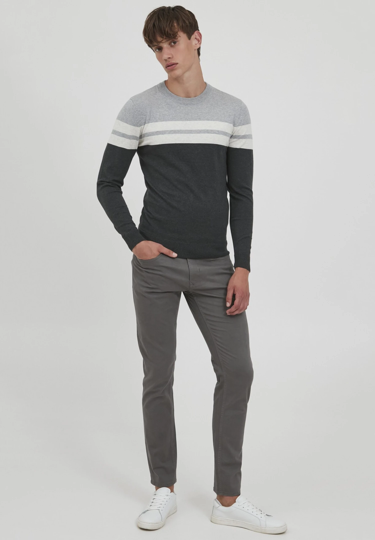 Blend Bhnarius - Trui - Stone Mix 2 Blend Bhnarius - Trui - Stone Mix - Afbeelding 2