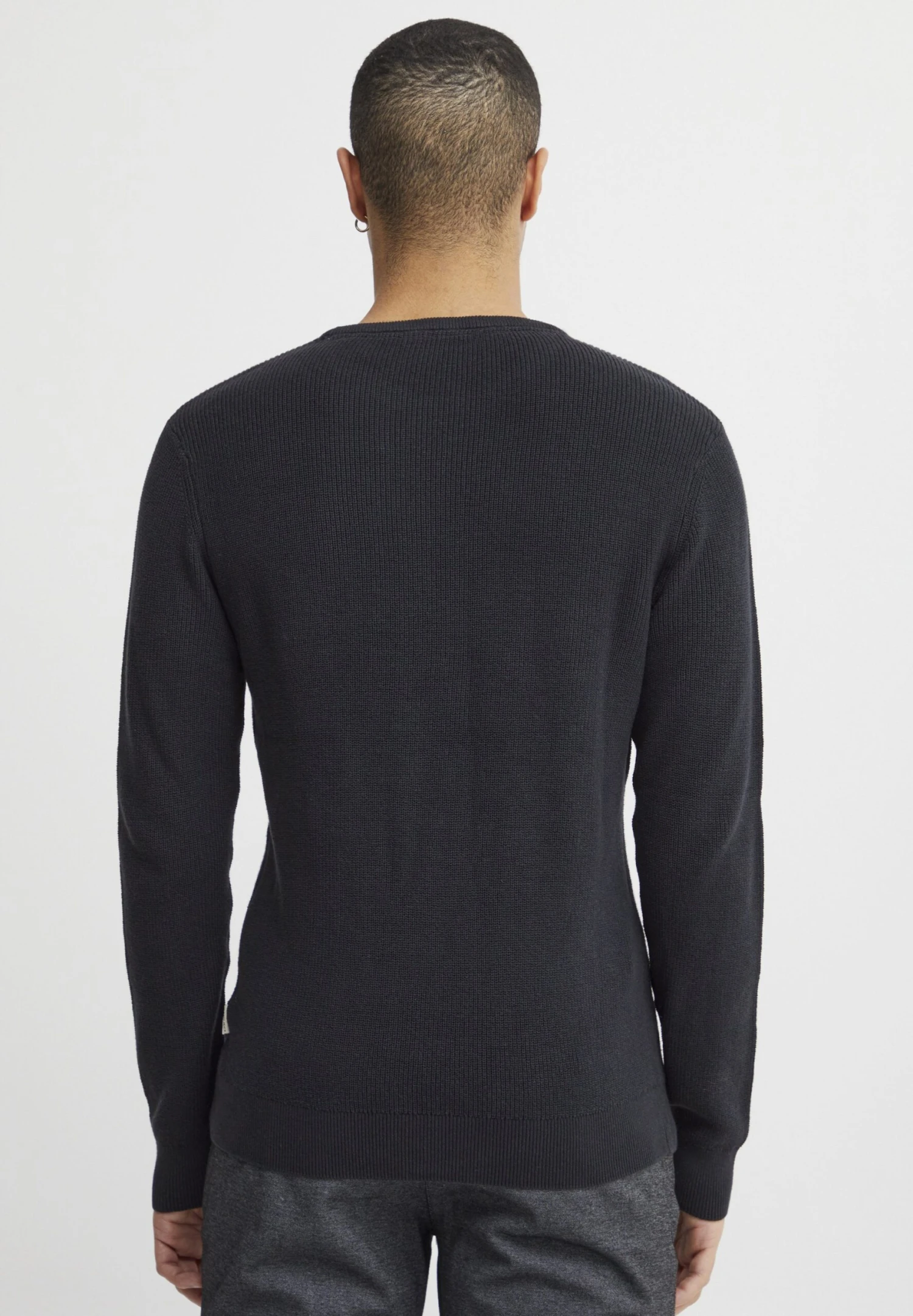 Predwin Feinstrick O-Neck - Trui - Black 3 Predwin Feinstrick O-Neck - Trui - Black - Afbeelding 3