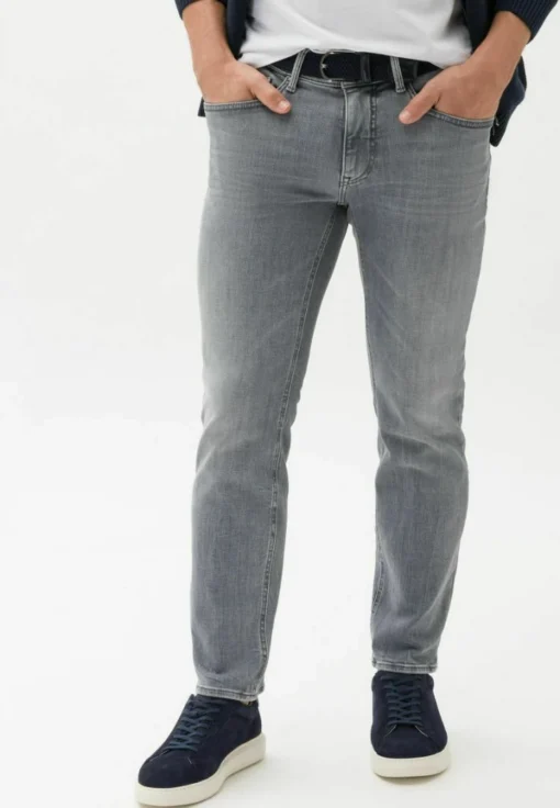 BRAX Style Chris - Slim Fit Jeans - Light Grey Used -Selected Homme Shop 8587a92e931842f7a5f2b174c8ca09cb