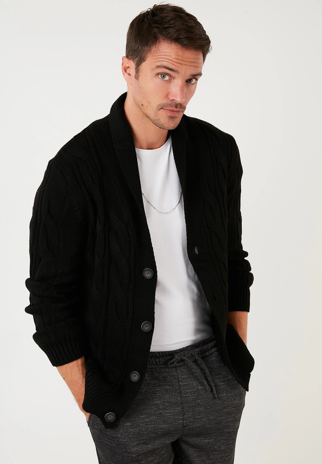 Slim Fit - Vest - Black 1 Slim Fit - Vest - Black