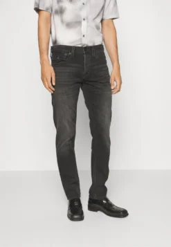 True Religion Marco - Slim Fit Jeans - Black Denim