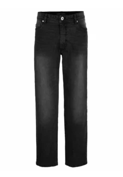 Straight Leg Jeans - Schwarz