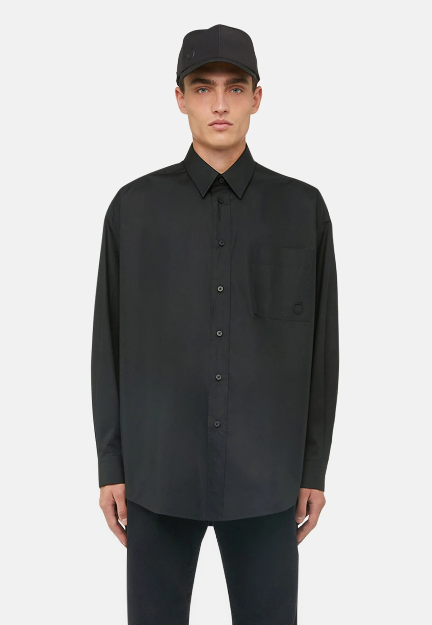 Trussardi Popeline - Zakelijk Overhemd - Black 1 Trussardi Popeline - Zakelijk Overhemd - Black